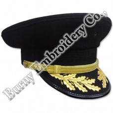 Officers Military Hands Embroidery Caps
